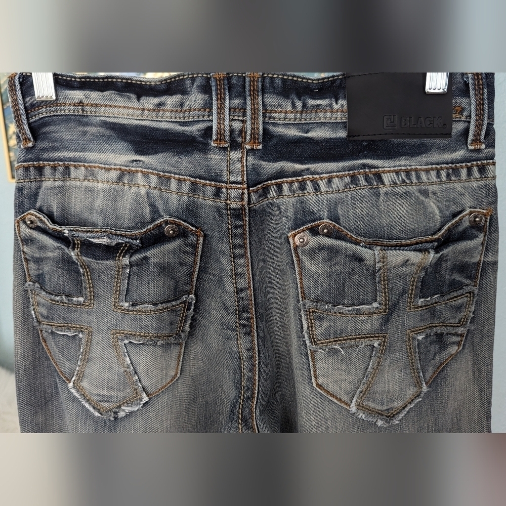 CJ Black Mens Relaxed Straight Jean  Size 30x32